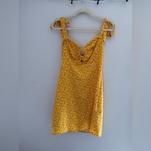 Forever 21 Yellow Floral Sundress